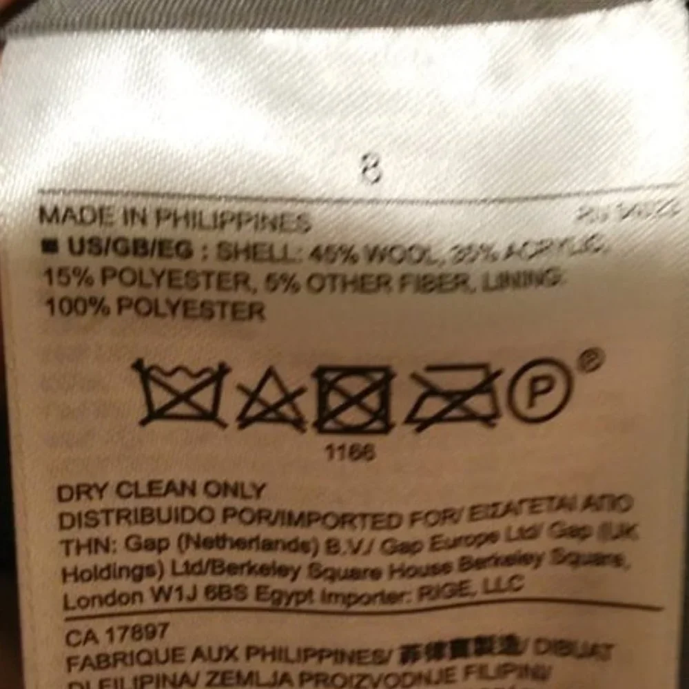 BANANA Republic Gray Checkered Classic Fit & Flare Dress 8 - Picture 6 of 6